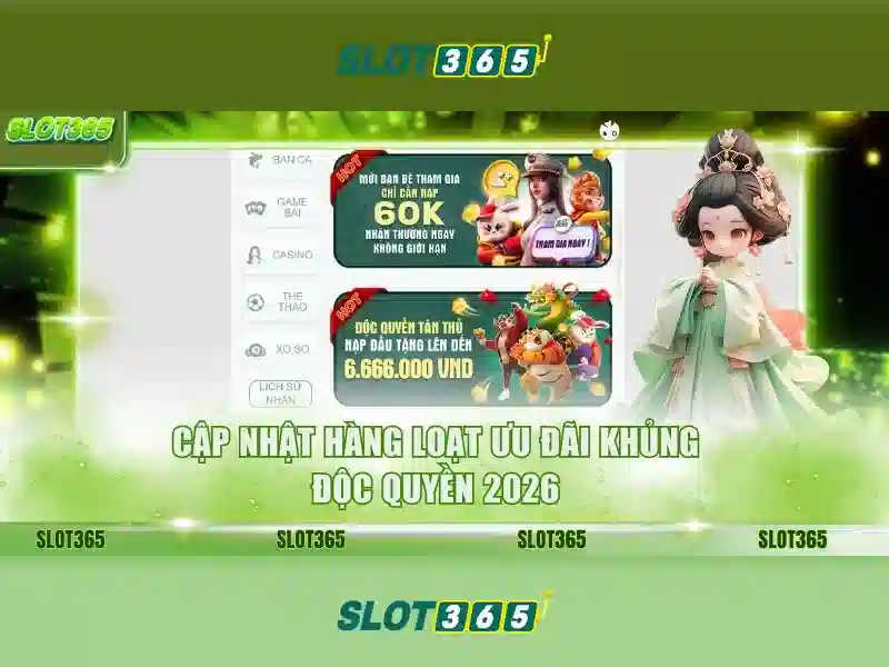 ưu đãi Slot365 – Trải nghiệm đỉnh cao và đánh giá